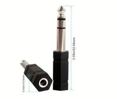 3.5mm 1/8″ Female To 6.5mm 1/4″ Male Jack Stereo Headphone Adapter Male Plug