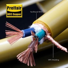 1M OCC Copper Audio Power 3Core Power Cable HiFi Bulk Cord Power Wire DIY