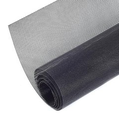 Universal 40″x13″ Car Grill Mesh – 1mm Round Hole – Black – PVC Coated 304SS