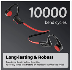 Bone Conduction Headphones, Open Ear Headphones Wireless Earphones, 32GB MP3, 8