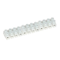 PACER 15A EURO STYLE TERMINAL BLOCK, 12 GANG – 5PK