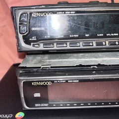 VTG Kenwood KRC-607 Cassette/ KDC-D300 CD oldschool graphics eq unTested