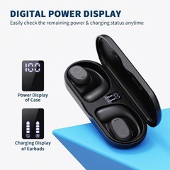 New PSIER SP05 Open Ear Bluetooth Headphones Earbuds, 40 Hours, Bluetooth 5.3