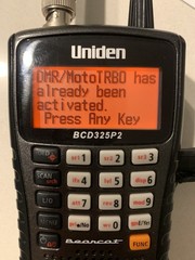Uniden BCD325P2 Handheld Scanner + DMR Upgrade & Other Extras