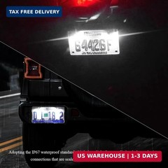 2PCS License Plate Light, LED Tag Lights, Super Bright 12V Waterproof License Pl