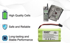 HQRP Battery for RadioShack 43-3580 43-3581 43-3598 43-3815 43-3871 (1x or 2x)