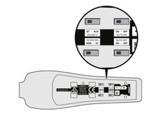 For Bose A20 A30 6 pin Lemo to GA Twin Plug Headset Adapter