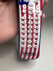 Radio Shack Universal Remote Control 4 in 1 American Flag Red White & Blue USA
