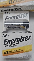 Energizer Industrial AA Alkaline Batt. 1.5V EN91, 24 Pack x(3) Plus (2)4pk 80ct