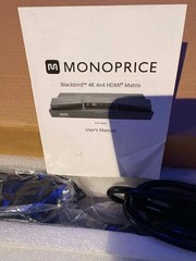 Monoprice Blackbird 4k Hdmi 4×4 Matrix With Hdbaset Out 18g 4k@60hz w/3 Receiver