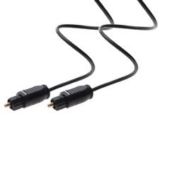 2x 25FT Toslink Optical Audio Cable SPDIF Fiber Optic Digital Soundbar Cord