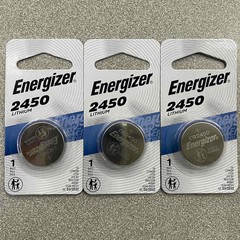 3 Pack New Fresh Energizer ECR2450 CR2450 BR2450 Lithium 3V Battery Exp 03/2032