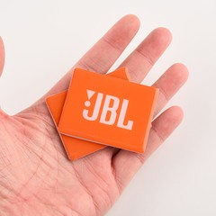 2pcs JBL plastic sticker logo badge replacement piece 58mm(2.28″) x 46mm(1.81″)