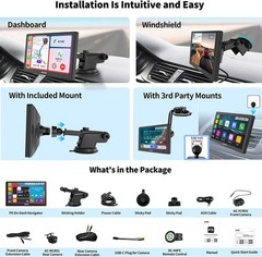 ATOTO 7″ QLED P8 PRO Wireless Apple Carplay Portable Car Stereo Android Auto Cam