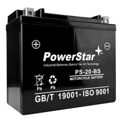 PowerStar YTX20-BS Snowmobile Battery for ARCTIC CAT Sabercat 500 All CC 04-’06
