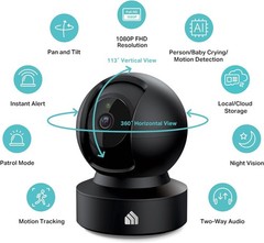 TP-Link Kasa Spot Camera 24/7 Recording Night Vision 1080p EC71 (Full HD)