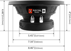 Durable 8-Inch Dual Voice Coil Subwoofer | 400W Peak Power | Car Audio Upgrade