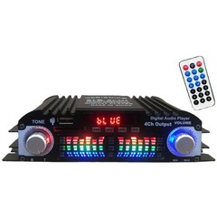 20Hz-20KHZ Power Amplifier 4 Channel Mini HiFi Digital Stereo Audio xx
