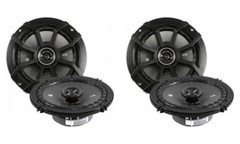 4) KICKER 43CSC654 CSC65 6.5″ 1200W RMS 4-Ohm Car Audio Coaxial Speakers