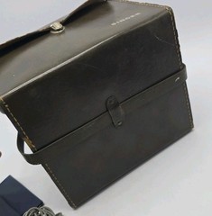 Vintage Singer Model TV-6U Mini Portable Television with Case & Some Accessories