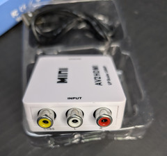 Mini Box AV2HDMI Upscaler AV RCA to HDMI VIDEO Converter Adpter 1080P TV PS2 DV