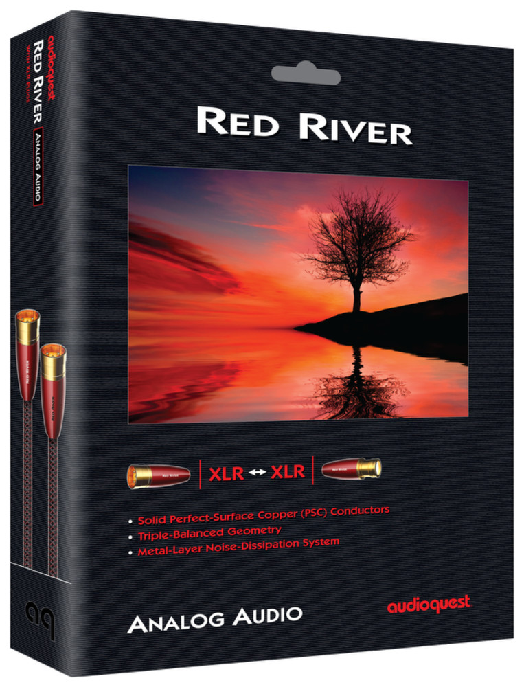 AudioQuest Red River XLR – 1.0 Meter Pair – Brand New – Authorized Dealer
