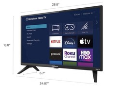 Westinghouse 24″ 720p LED Roku Smart TV WR24HT2212