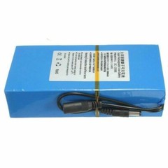 12V DC Rechargeable Lithium-ion Battery Portable Battery Pack w/ Charger Switch
