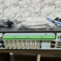 32-Channel Surveillance DVR Box Black Wired BNC w/ Remote Power Ethernet Mount