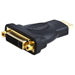 2PCS HDMI Male to DVI-D Female Adapter Gold Plated Video Converter 1080p HDTV