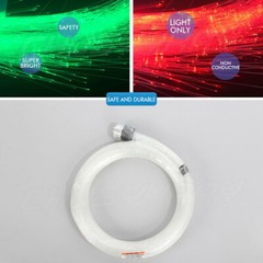 1set Kit de luces LED para coche techo de estrella lámpara de techo fibra óptica