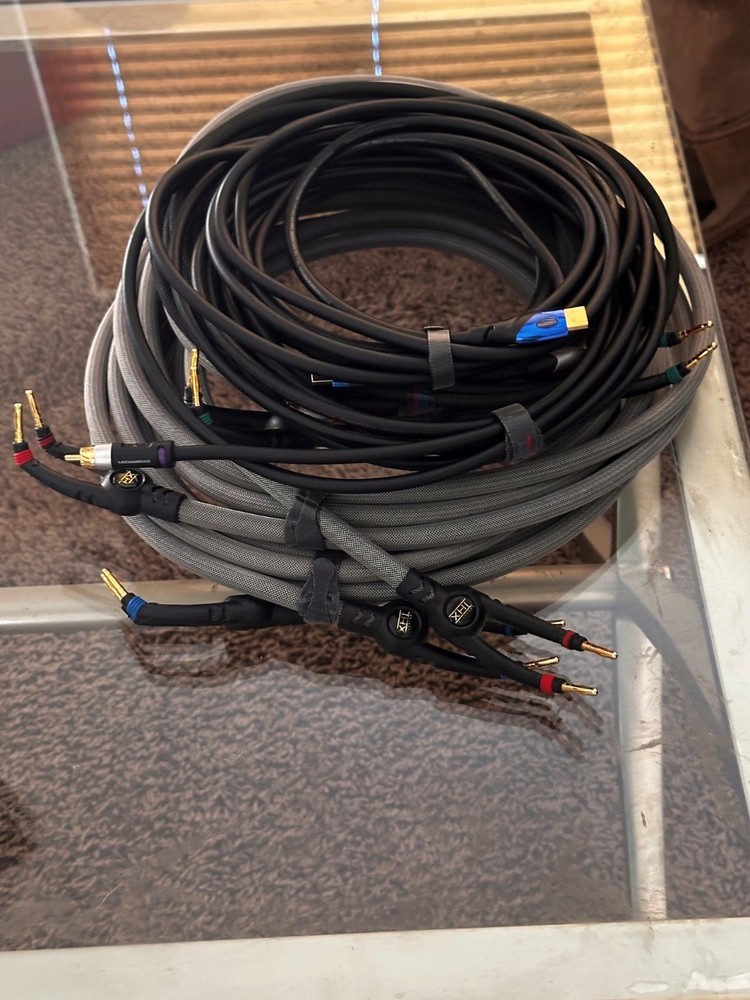 HDMI, Digital Coax Audio and THX Certified speaker cables