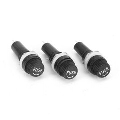 5/10/20Pcs Panel Mount Screw Cap Fuse Holder Case For Glass Tube Fuses 6x30mm