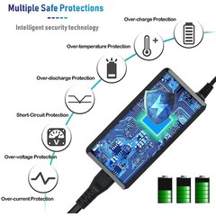 54.6V Charger for CUNFON RZ800 Electric with 48V Battery [5.5×2.5mm]