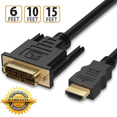 HDMI Male to DVI-D 24+1 Male Support 1080P Full HD Compatible PS3/4, Laptop Lot
