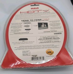 RCA High Performance Digital Audio HDMI To HDMI Cable 24K Gold Plated 6Ft