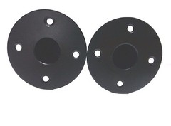 (2) Two DJ/PA Metal Tripod Speaker Stand Mounting Internal Adapters (Top Hat)