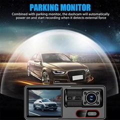 4K Dash Cam Front and Rear Dual Dash Camera 1080P WIFI & GPS With 32GB SD Card