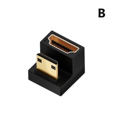 U Shape Mini HDMI Male To HDMI Female Adapter 8K Mini HDMI Male To 180° f