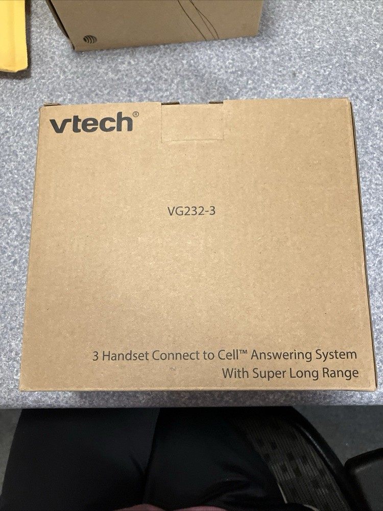 Vtech 3 Handset Connect To Cell Answering System With Super Long Range