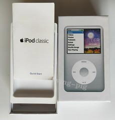Packaging Box Only For iPod Classic 7th Generation 160 / 256 /512 Silver & Black