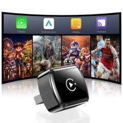 4-in-1 Mini Wireless Car Adapter – MirrorLink, Android Auto, CarPlay Plug & Play