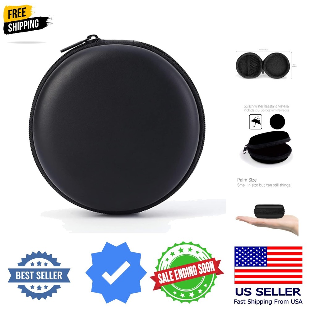 Earphone Case Headphone Earbud Hard Protective Carrying Case Bag