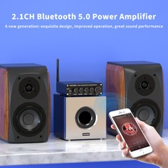 Fosi Audio BT30D Bluetooth 5.0 Stereo Audio Receiver Amplifier HiFi Class D Amp