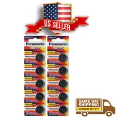 LOT 2-5-10NEW Panasonic 3V LITHIUM BATTERY CR2025 2025 BR2025 DL2025 Button Cell
