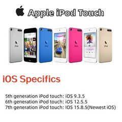 NEW Apple iPod Touch 6th 7th Gen 16GB 32GB 64GB 128GB 256GB All Colors Sealed