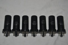 Lot of 7 Strong NOS RCA JAN CRC 12A6/VT-134 Metal Tubes – Made in USA