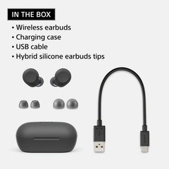 Sony WF-C710N/L Truly Wireless Noise-Canceling Earbuds Glass Blue
