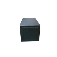 Dual 12″ Vented Armor Coated Subwoofer Box with Painted Kerf Port 1″ MDF wood