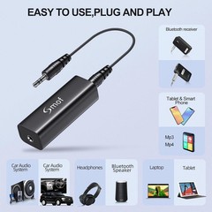 Effortless Plug-and-Play Ground Loop Isolator with 3.5mm Audio Cable Included